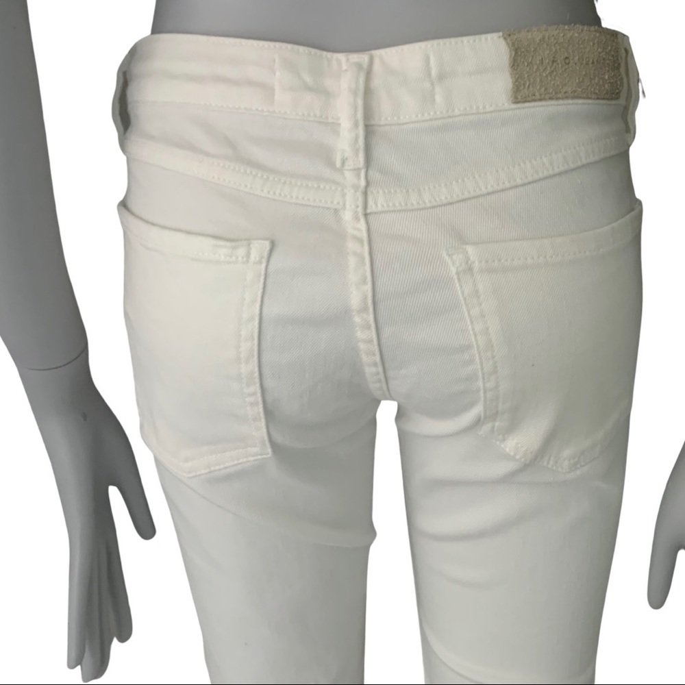 IRO White Skinny Jeans Mid-Rise - Picture 11 of 15